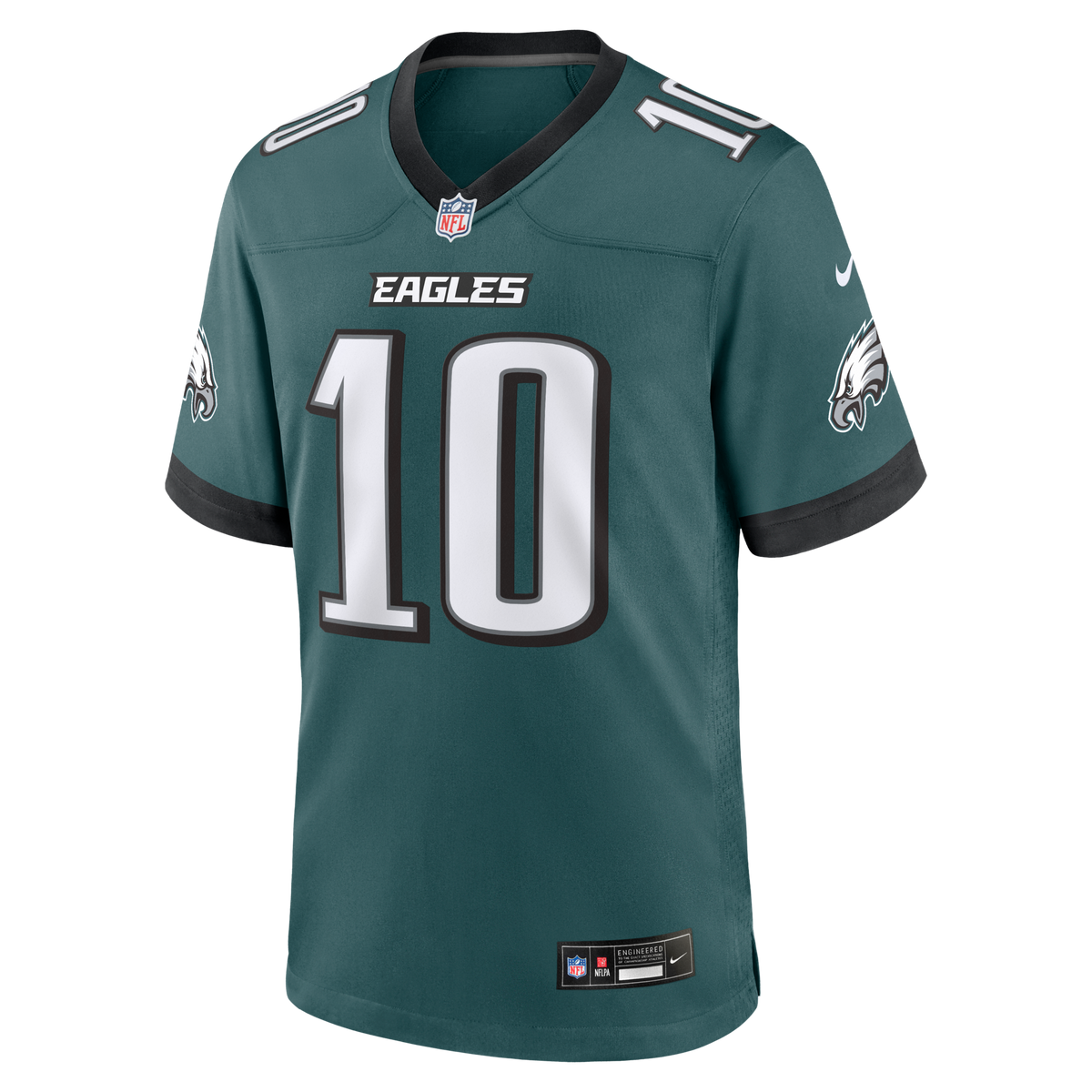 Philadelphia Eagles Braden Mann Midnight Green Team Game Jersey
