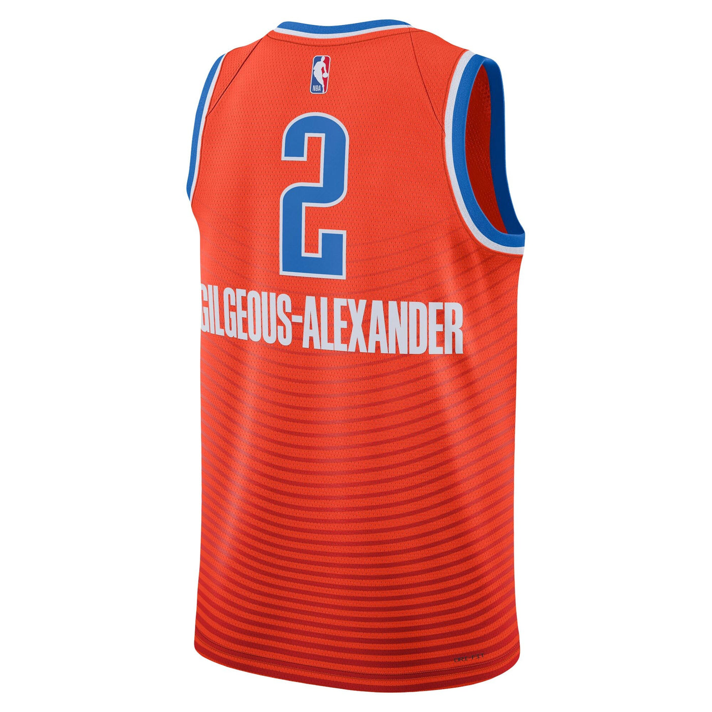 Oklahoma City Thunder Nike Replica Statement Swingman Jersey - Shai Gilgeous-Alexander
