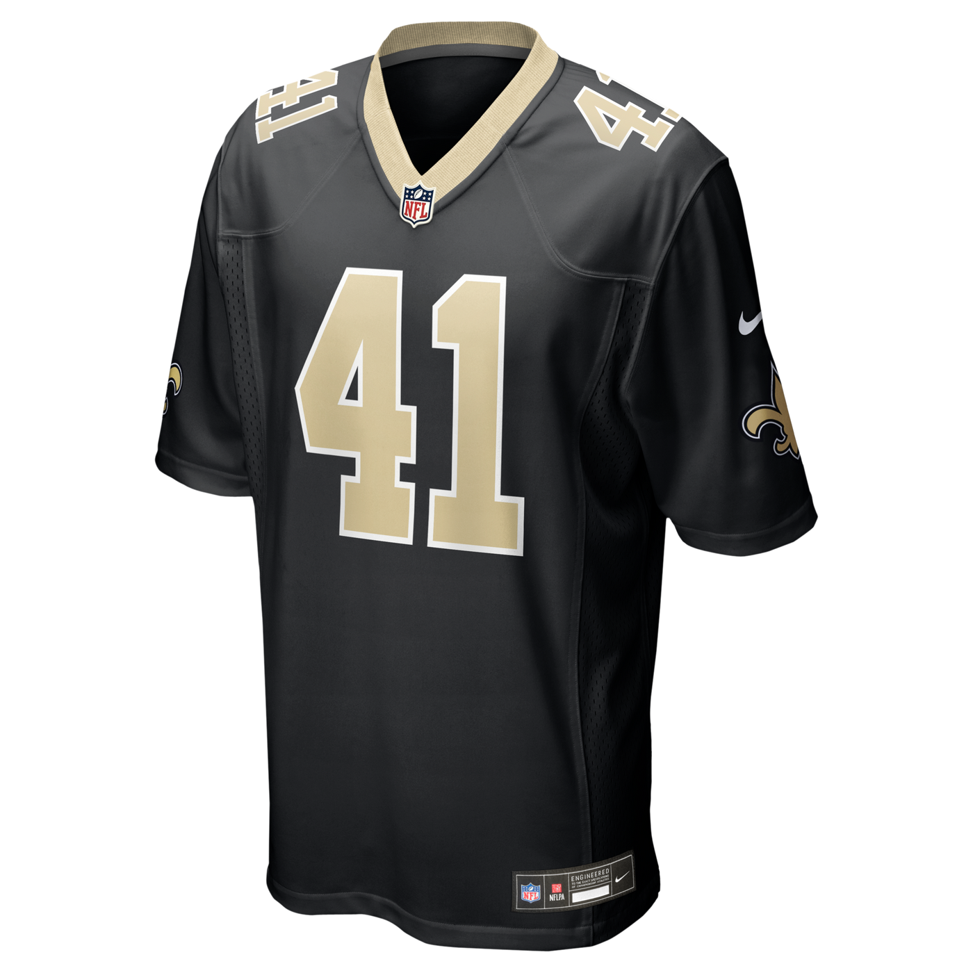 New Orleans Saints Alvin Kamara Nike Black Game Jersey