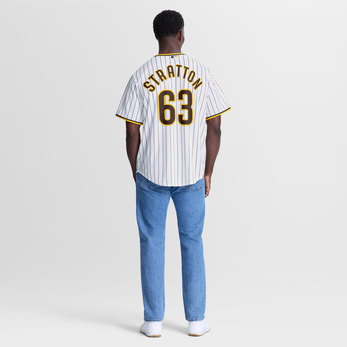 San Diego Padres Hunter Stratton White Home Replica Jersey