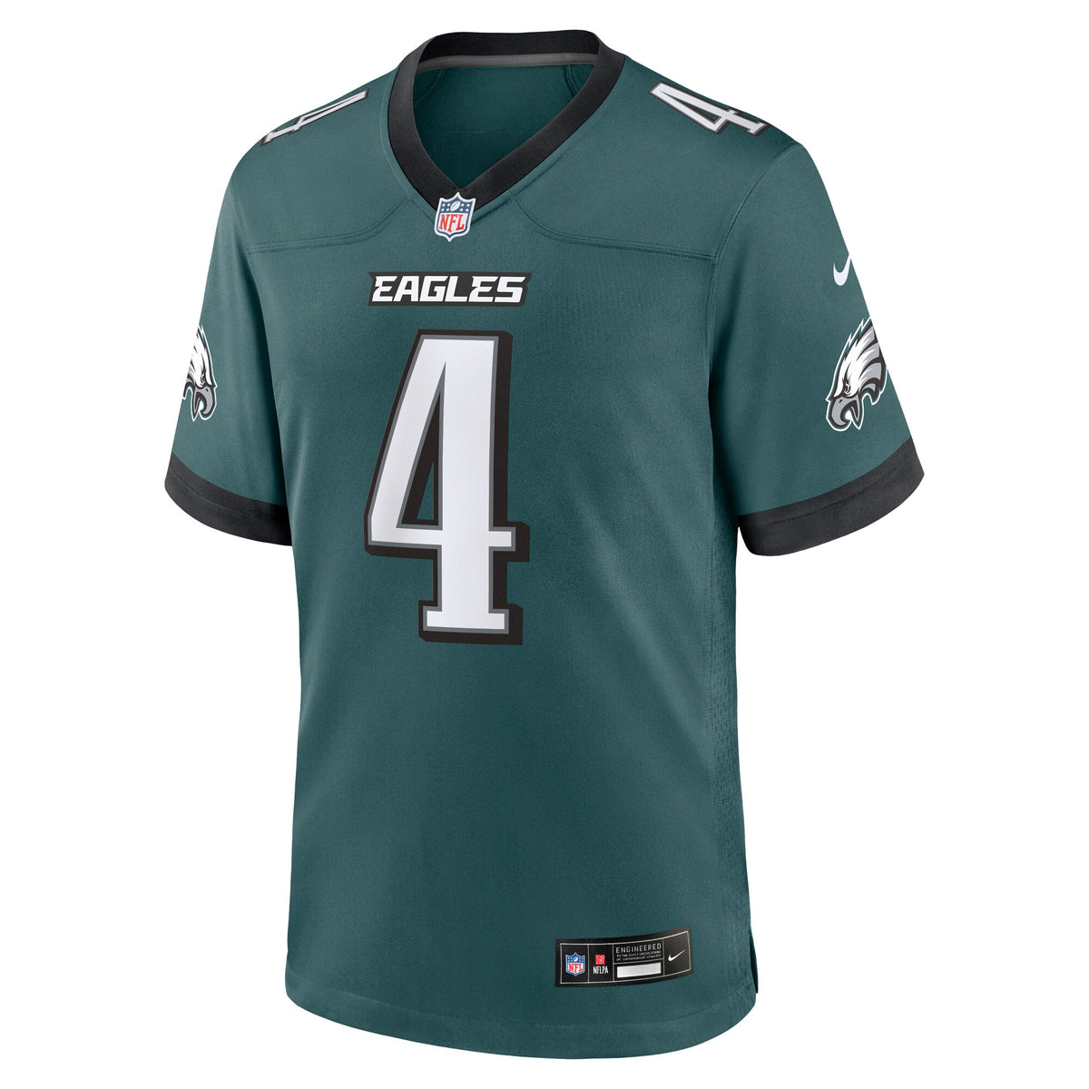 Philadelphia Eagles Jake Elliott Midnight Green Team Game Jersey