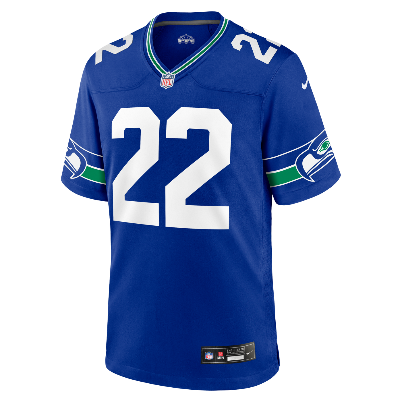 Seattle Seahawks Rashid Shaheed Nike Royal Alternate Game Jersey