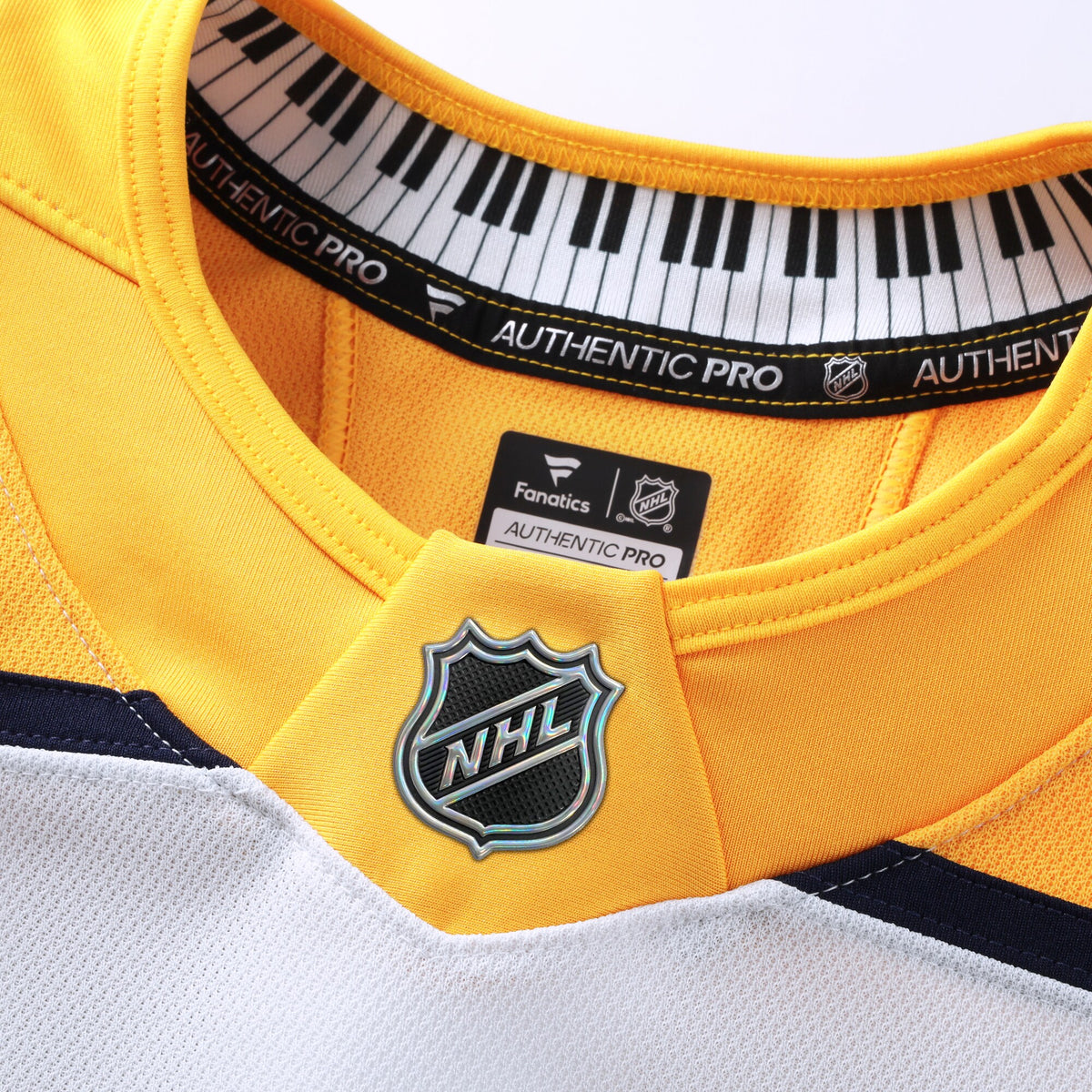 Nashville Predators Fanatics White Away Authentic Pro Jersey