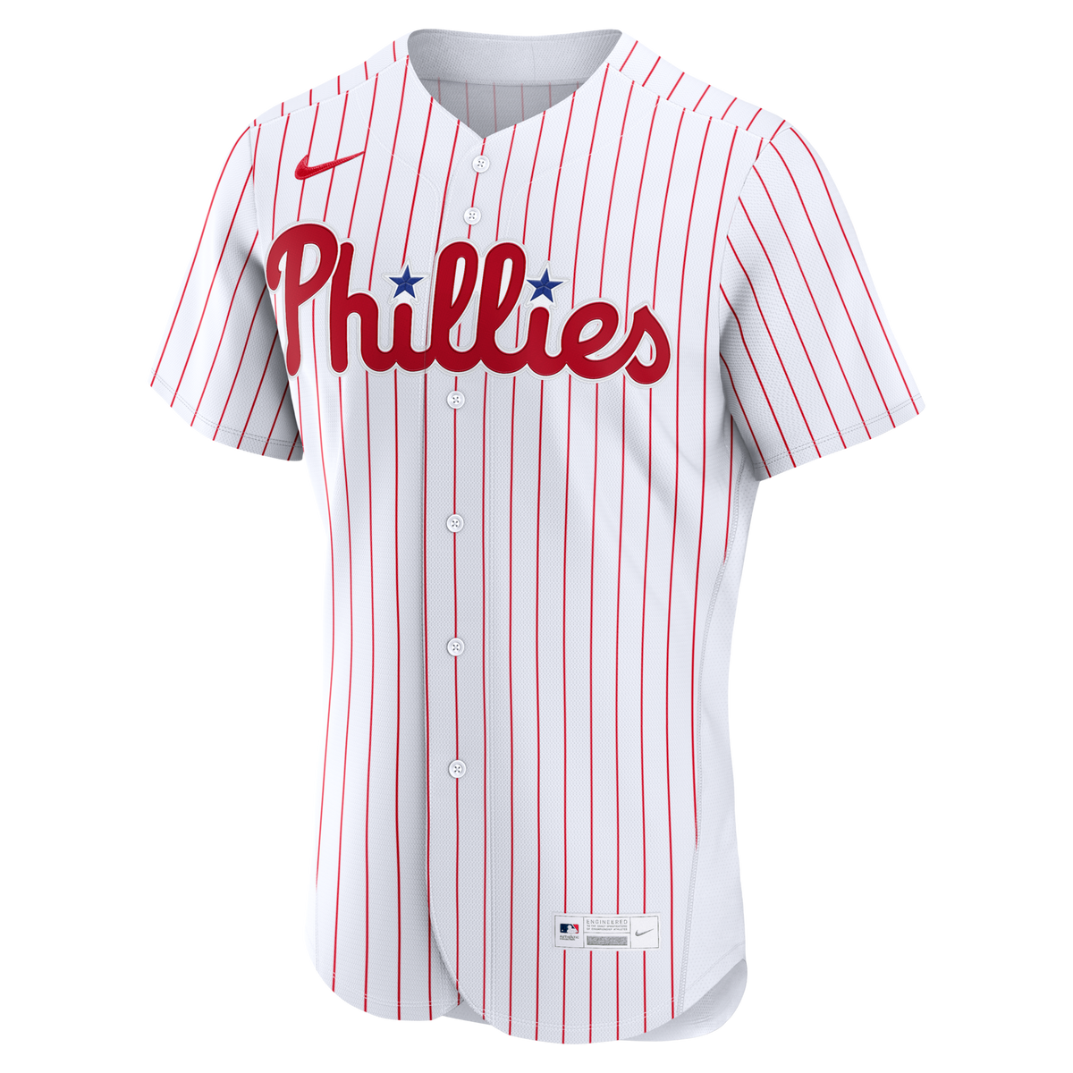 Philadelphia Phillies White Home Authentic Custom Jersey