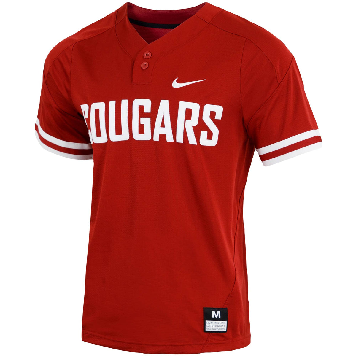 Washington State Cougars Replica Vapor Elite Two-Button Baseball Jersey - Crimson