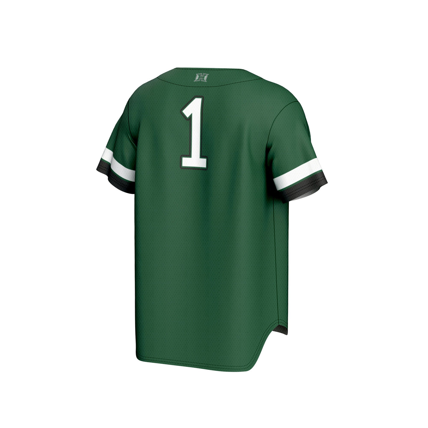 GameDay Greats #1 Green Hawaii Rainbow Warriors Lightweight Collegiate Baseball Fashion Jersey