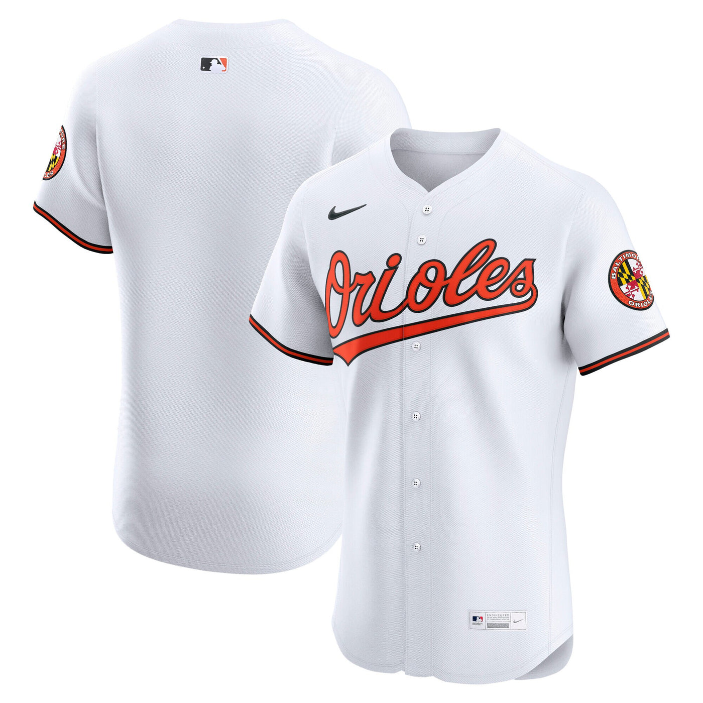 Baltimore Orioles Nike White Home Elite Jersey