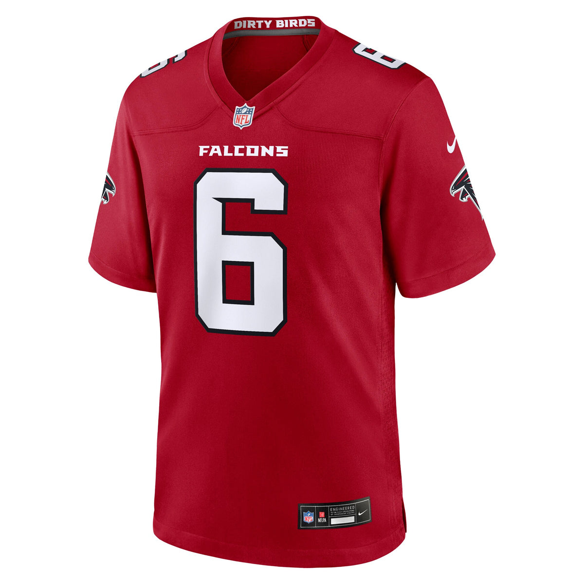 Atlanta Falcons Nick Folk Red Team Game Jersey