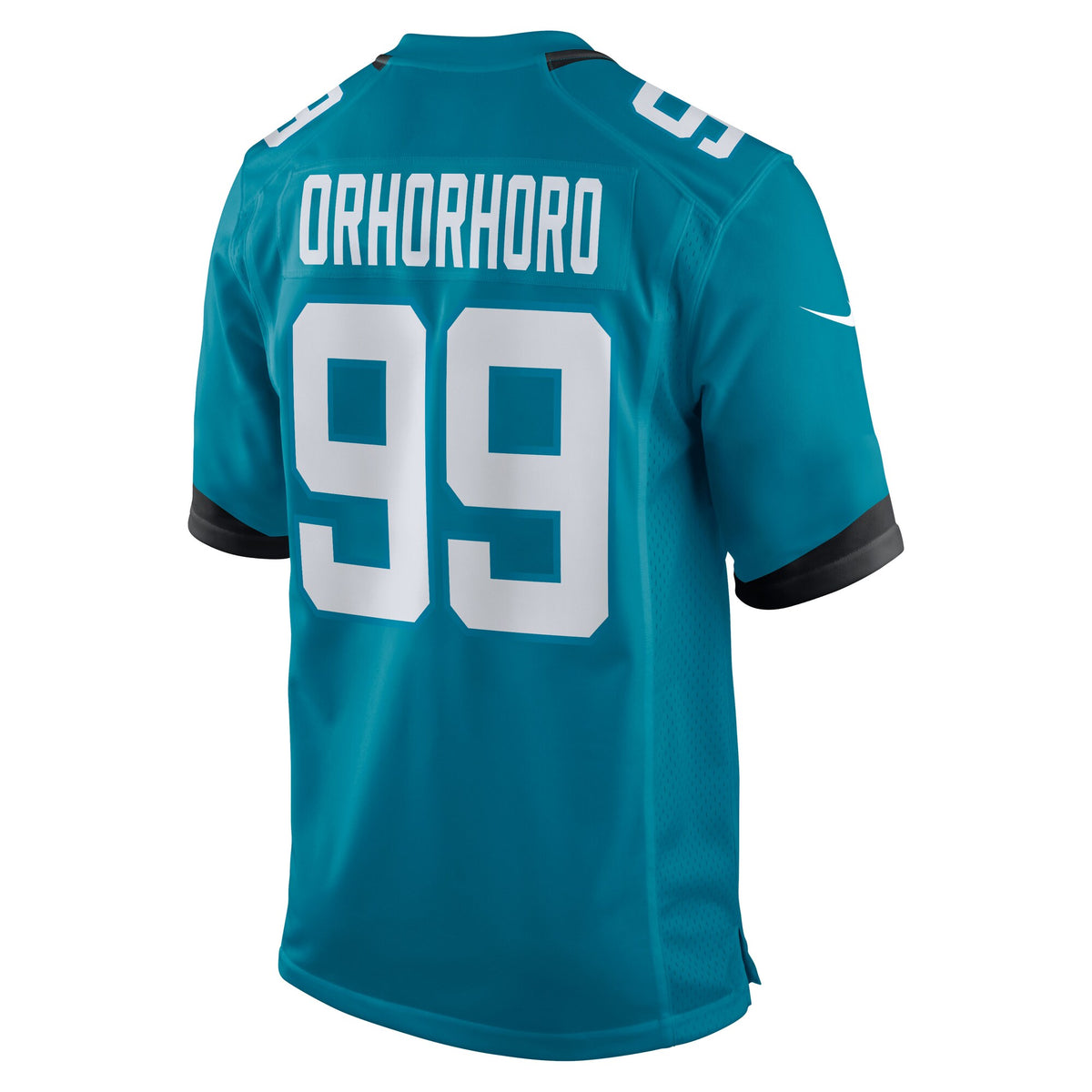Jacksonville Jaguars Ruke Orhorhoro Teal Team Game Jersey