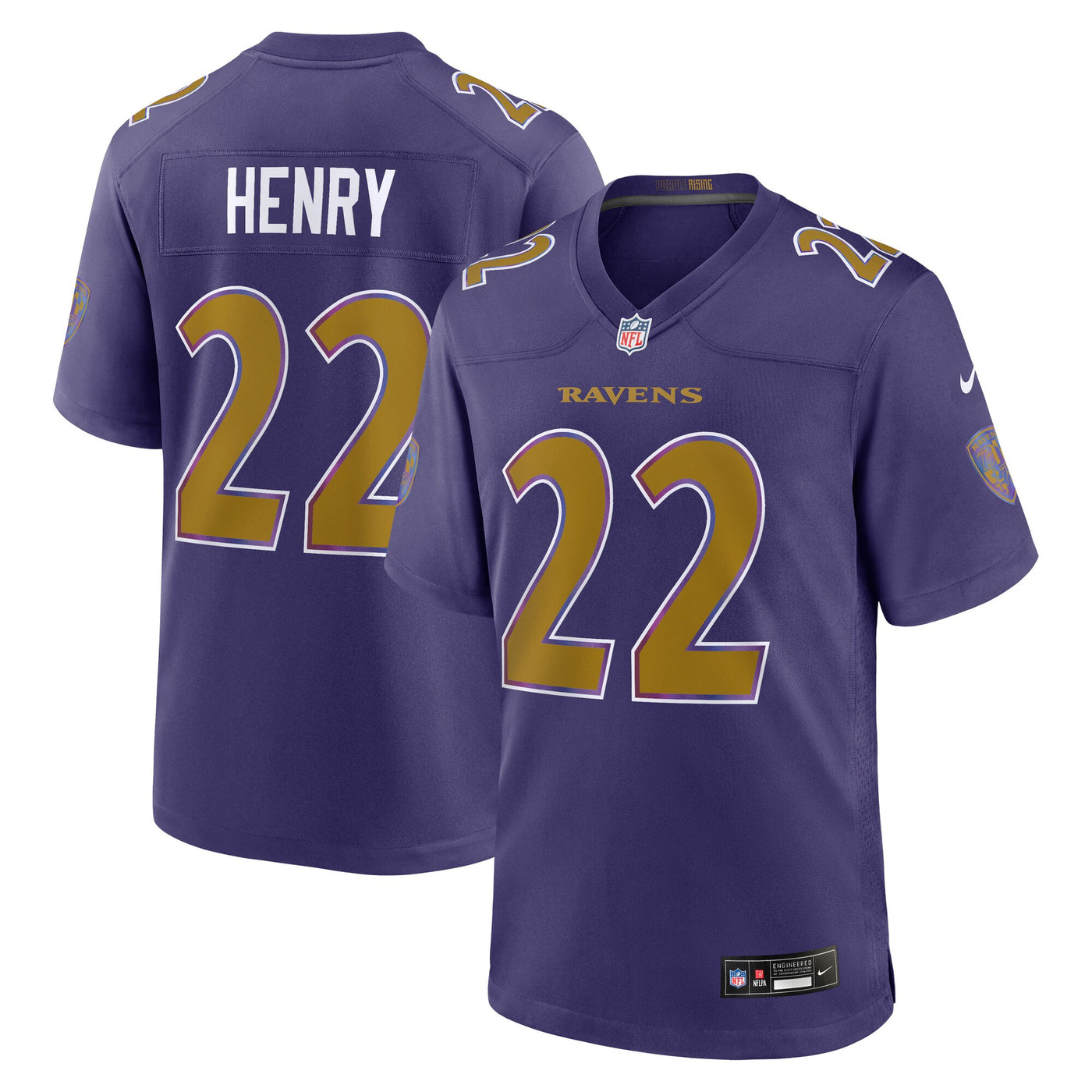 Baltimore Ravens Derrick Henry Nike Purple Alternate Game Jersey