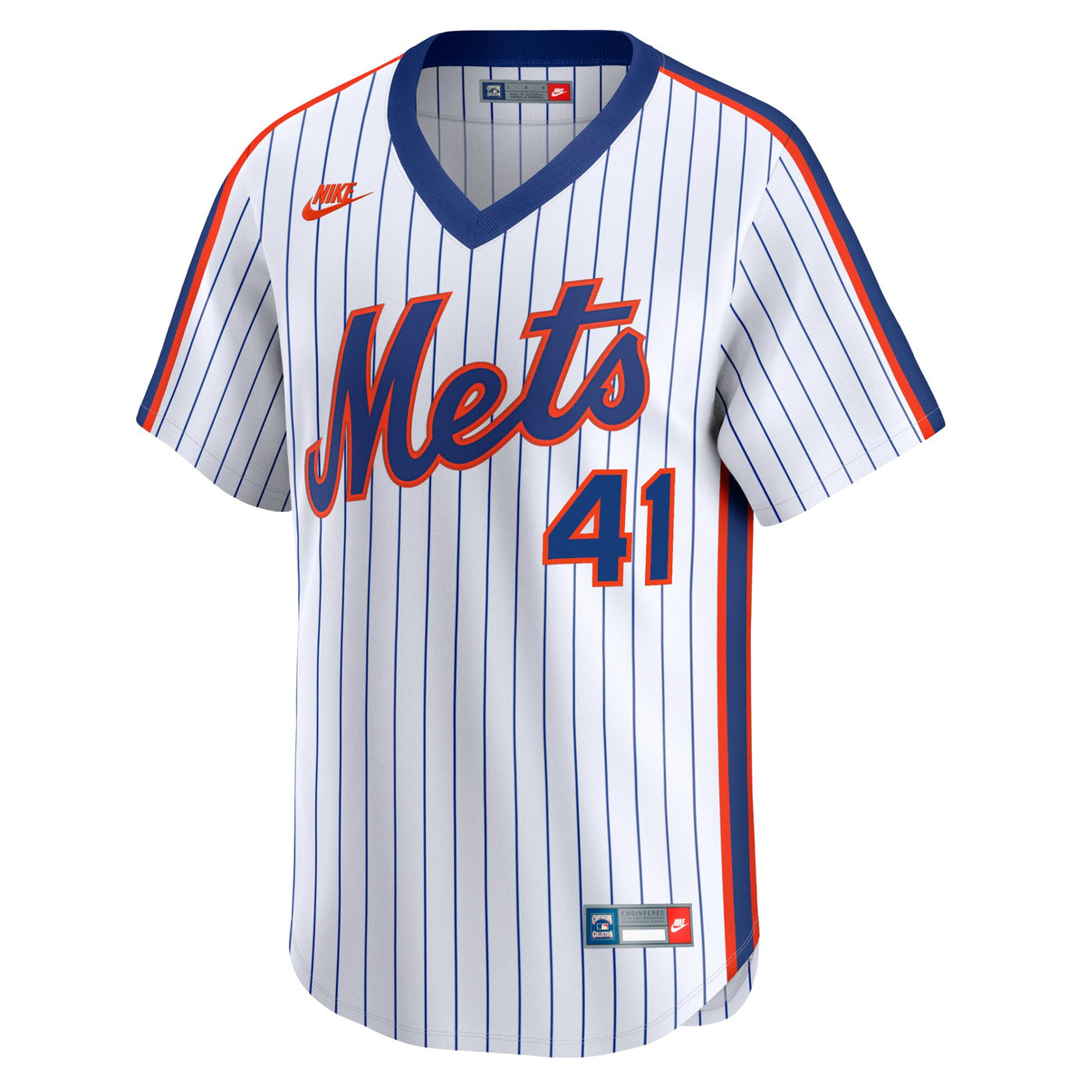 New York Mets Tom Seaver White Throwback Cooperstown Limited Jersey