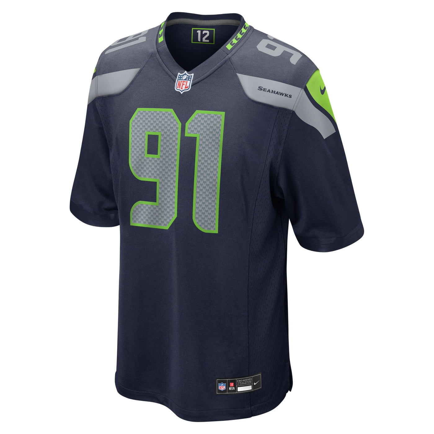 Seattle Seahawks Byron Murphy II Nike College Navy Player Game Jersey
