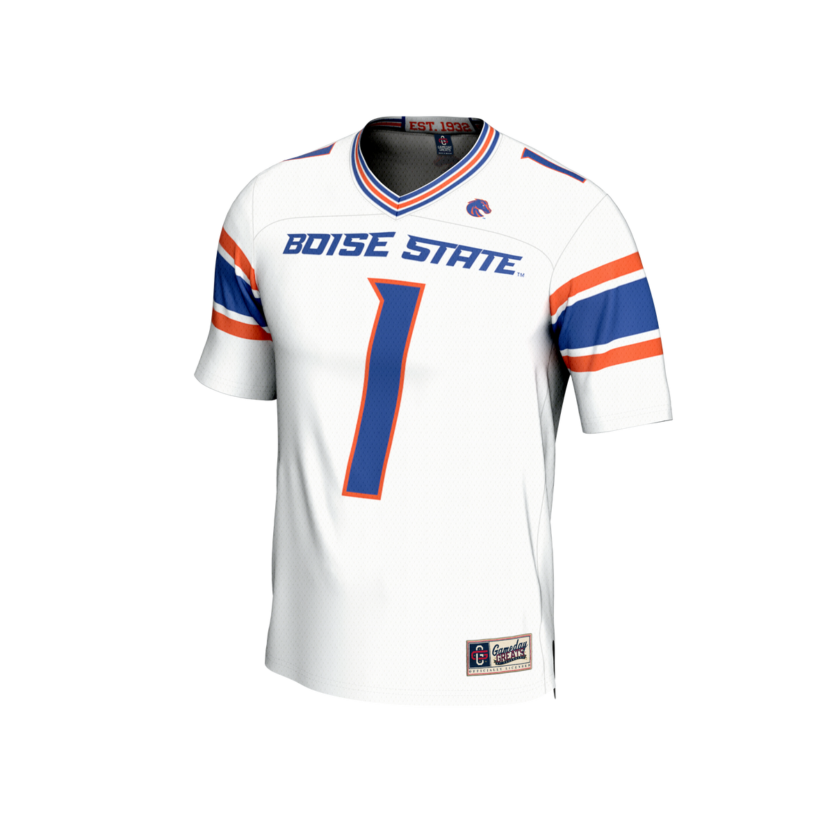 Boise State Broncos GameDay Greats Collegiate Football Lightweight Fashion Jersey - White