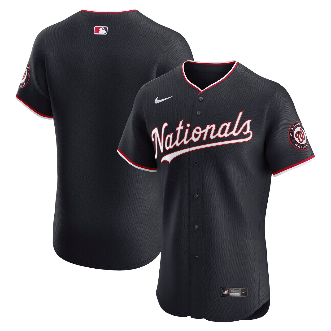 Washington Nationals Nike Navy Alternate Elite Jersey