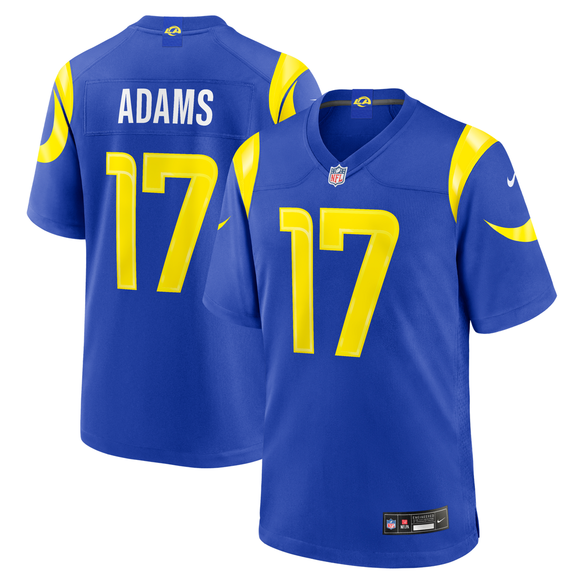 Los Angeles Rams Davante Adams Royal Team Game Player Jersey