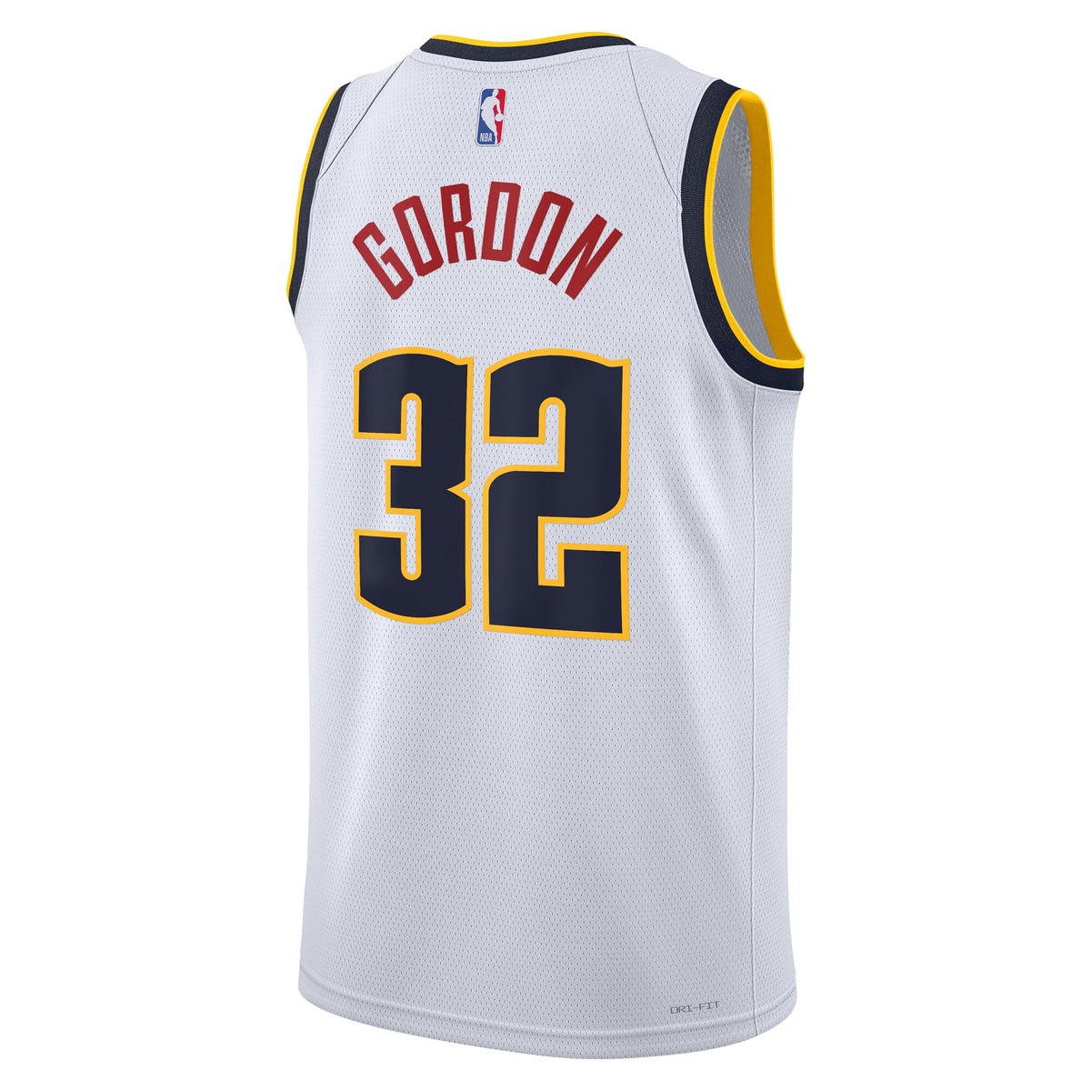 Denver Nuggets Association Edition Swingman Jersey - White - Aaron Gordon -