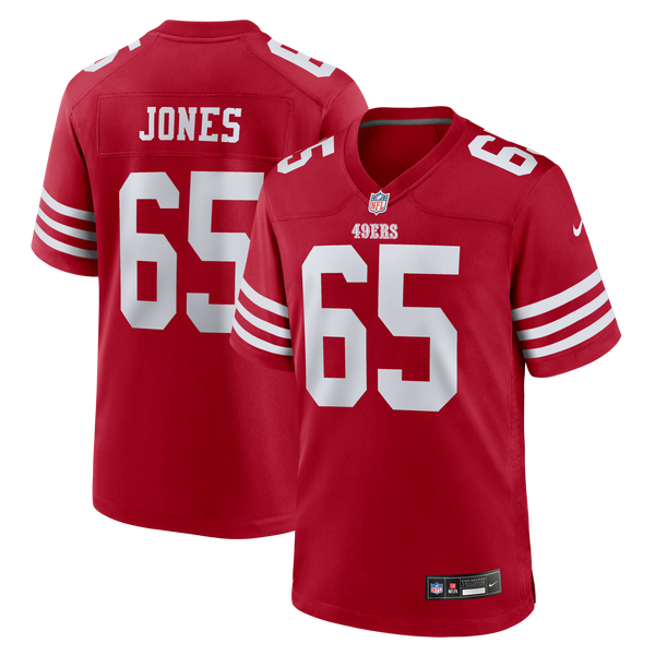 San Francisco 49ers Robert Jones Scarlet Team Game Jersey