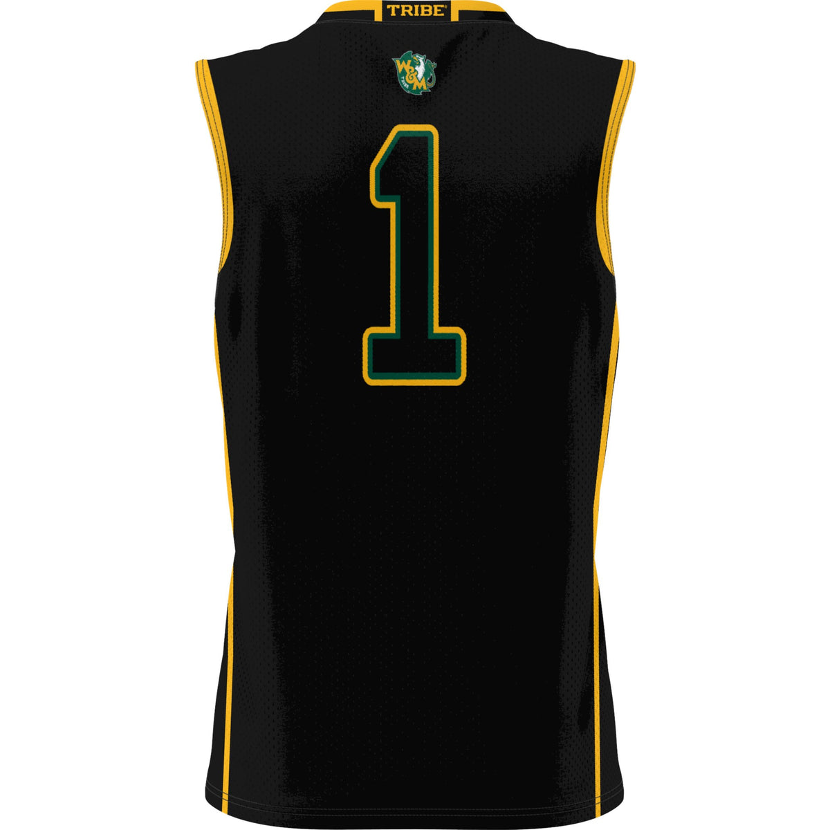 #1 William & Mary Tribe GameDay Greats Lightweight Basketball Jersey - Black