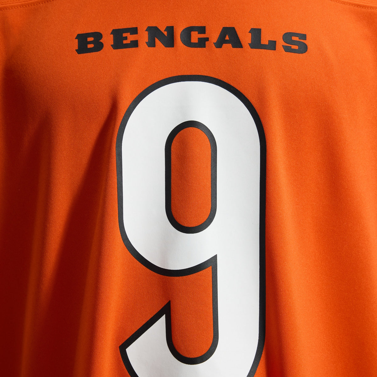 Cincinnati Bengals Joe Burrow Orange Alternate Game Jersey