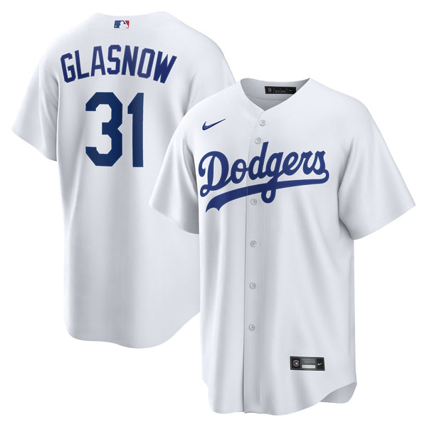 Los Angeles Dodgers Tyler Glasnow Nike White Home Replica Jersey