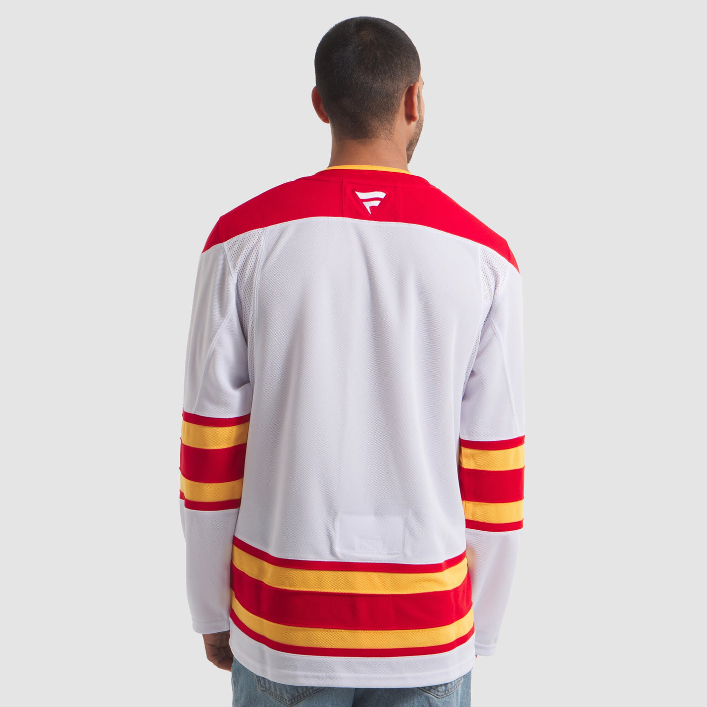Calgary Flames Fanatics White Away Premium Jersey