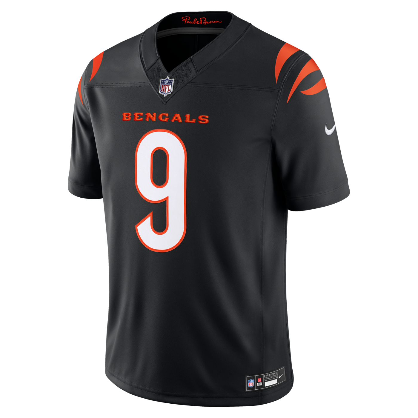 Cincinnati Bengals Joe Burrow Nike Black Team Vapor F.U.S.E. Stitched Limited Jersey