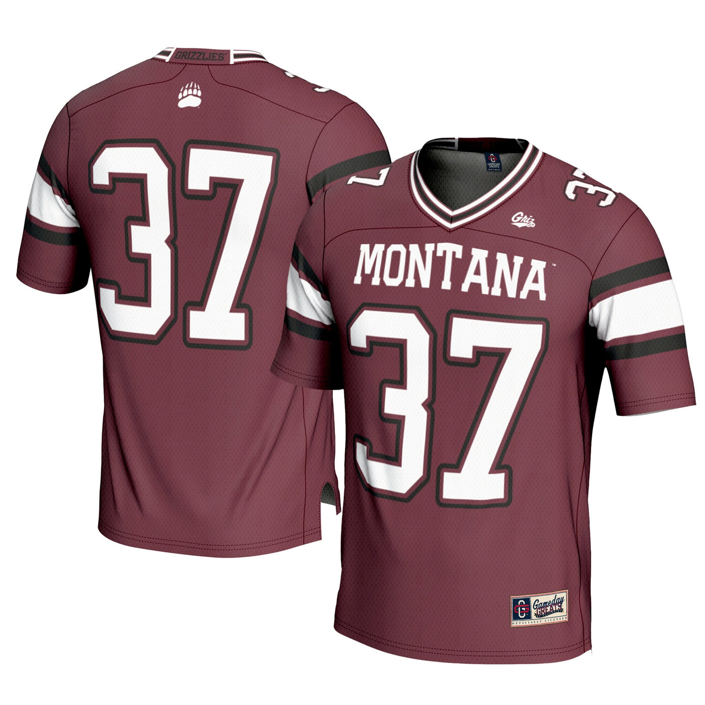GameDay Greats #37 Maroon Montana Grizzlies Football Jersey