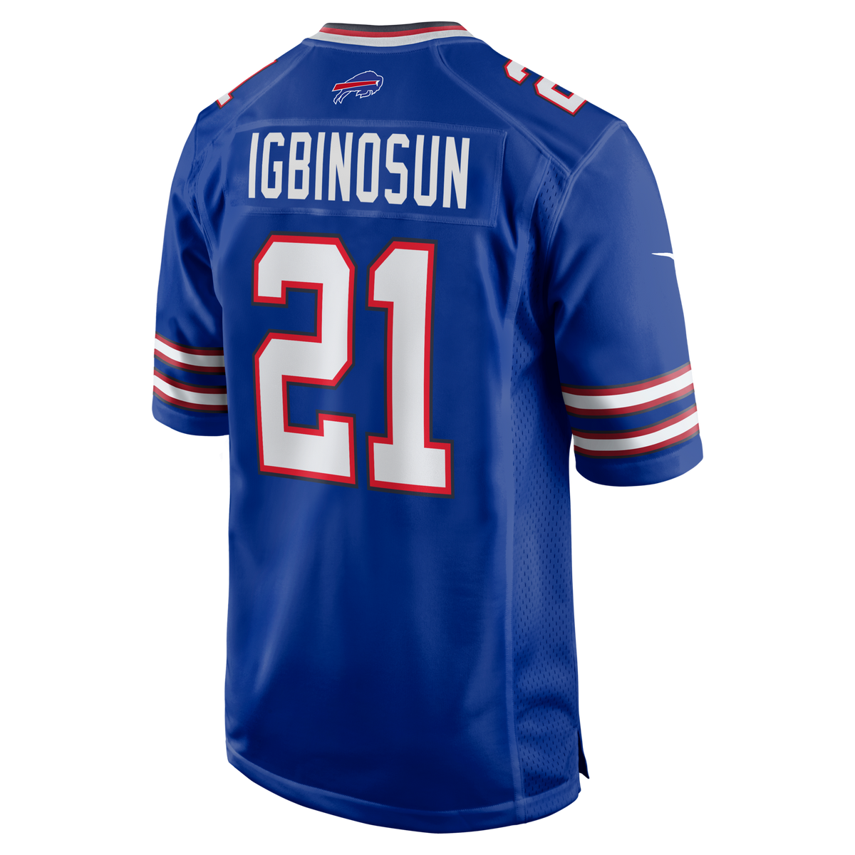 Buffalo Bills Davison Igbinosun Royal Team Game Jersey