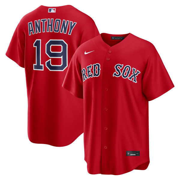 Boston Red Sox Roman Anthony Nike Red Alternate Replica Jersey