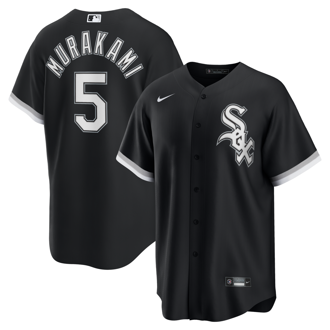 Chicago White Sox Munetaka Murakami Nike Black Alternate Replica Jersey