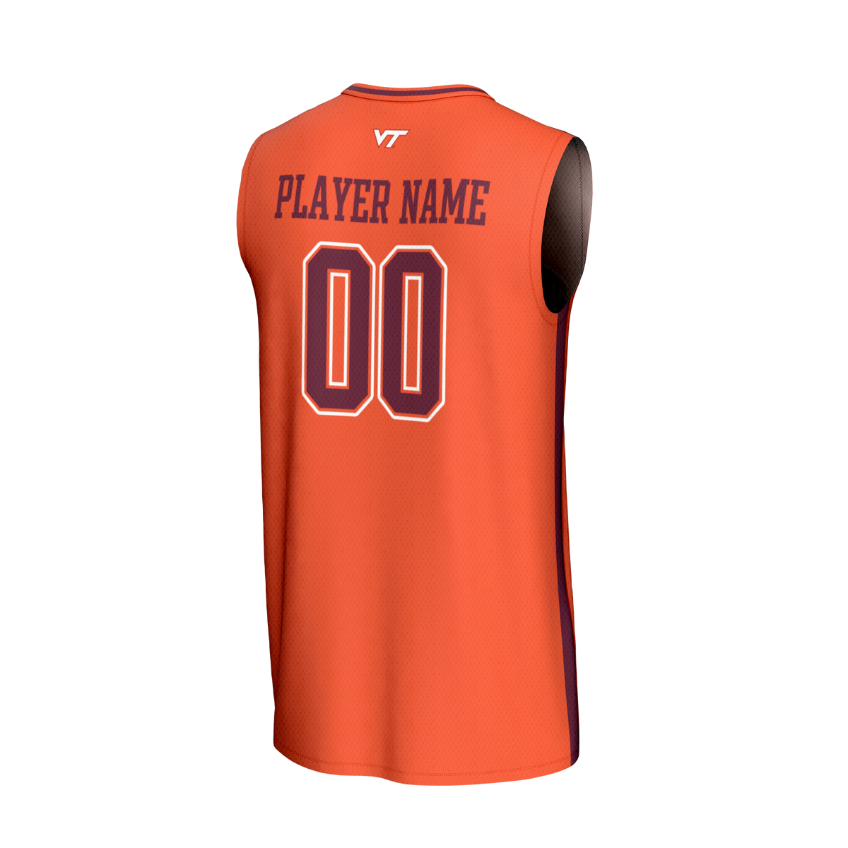 Virginia Tech Hokies GameDay Greats NIL Pick-A-Player Lightweight Basketball Fashion Jersey - Orange
