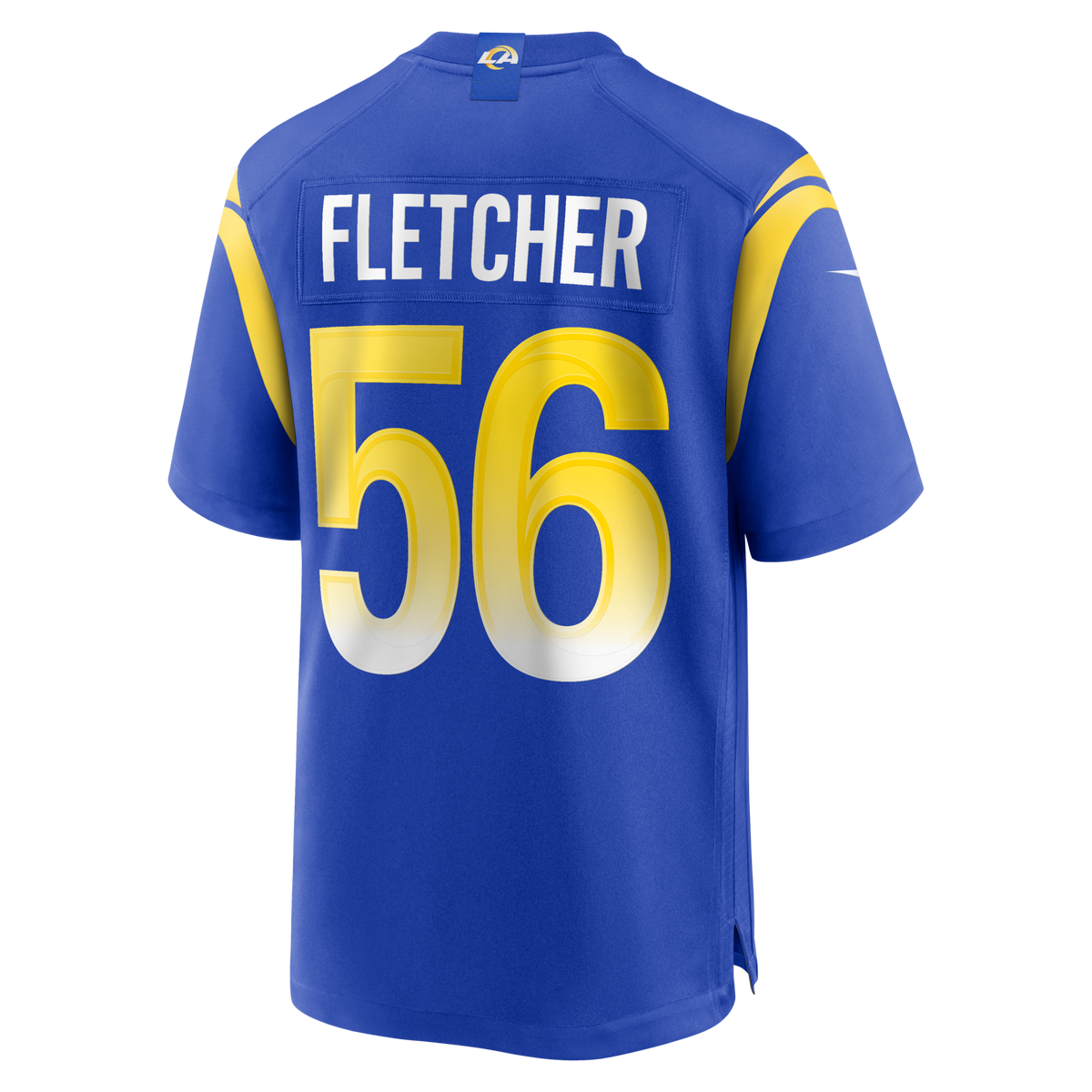 Los Angeles Rams London Fletcher Royal Game Retired Player Jersey