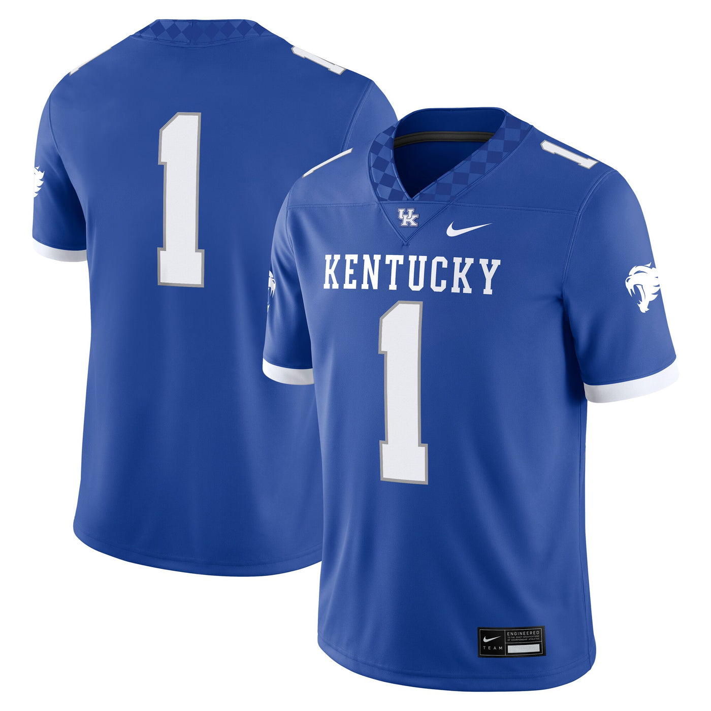 Nike #1 Royal Kentucky Wildcats Game Jersey