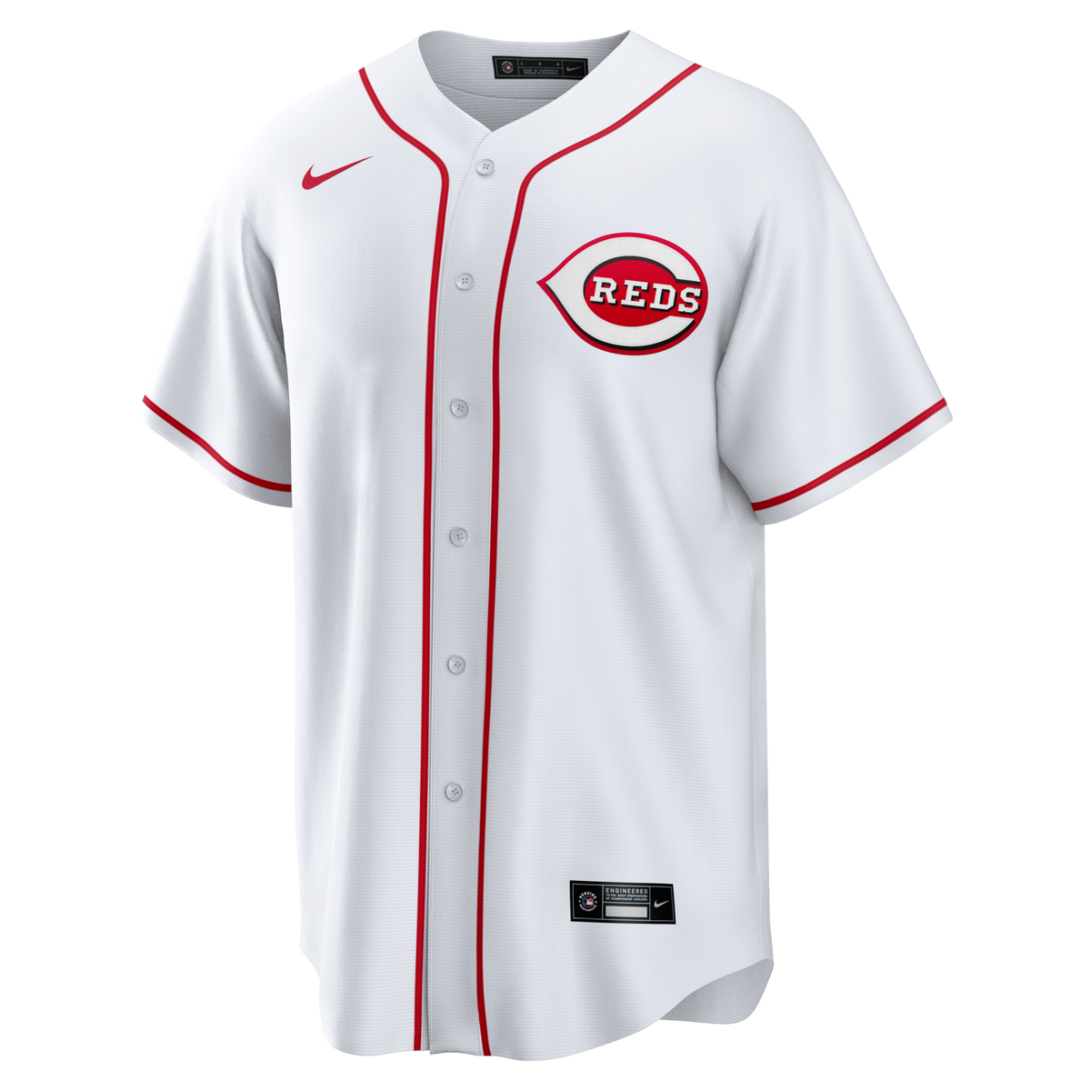 Cincinnati Reds Eugenio Suárez White Home Replica Jersey