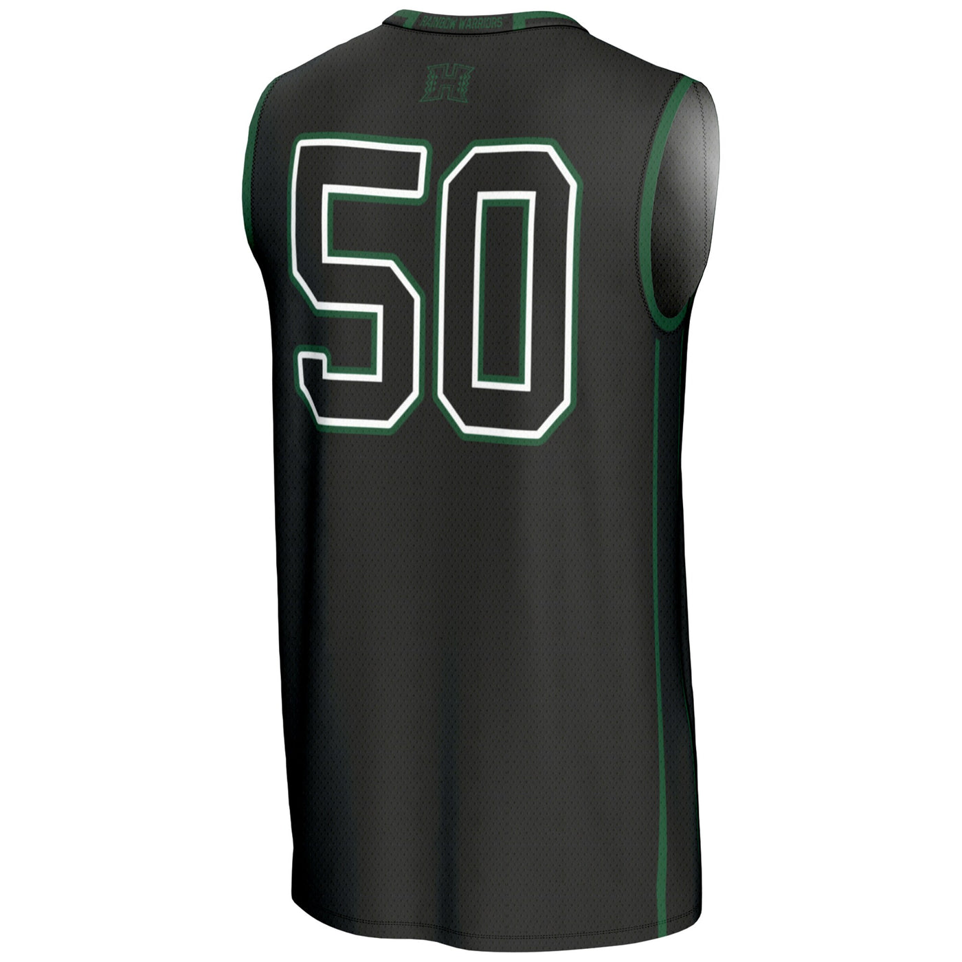 GameDay Greats #50 Black Hawaii Rainbow Warriors Lightweight Basketball Jersey