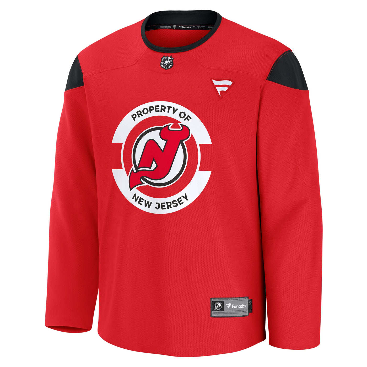 New Jersey Devils Fanatics Red Practice Jersey