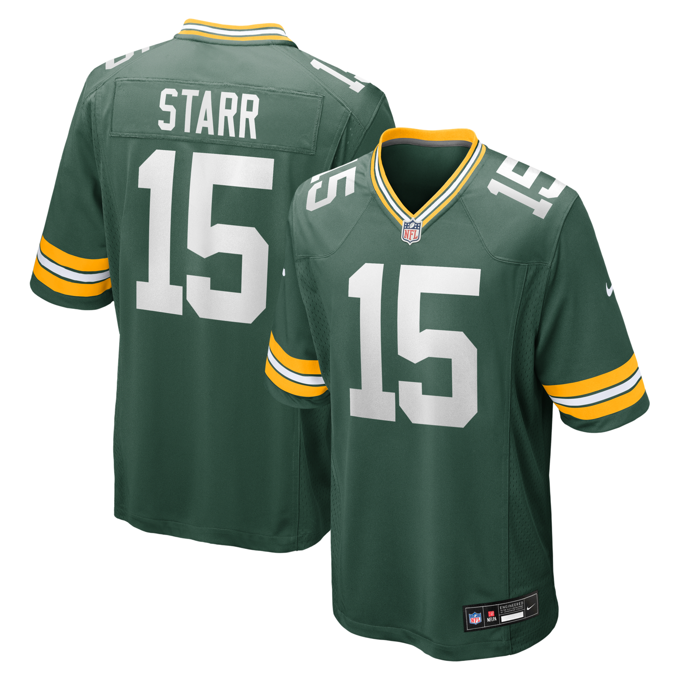 Green Bay Packers Bart Starr Nike Green Game Retired Player Jersey