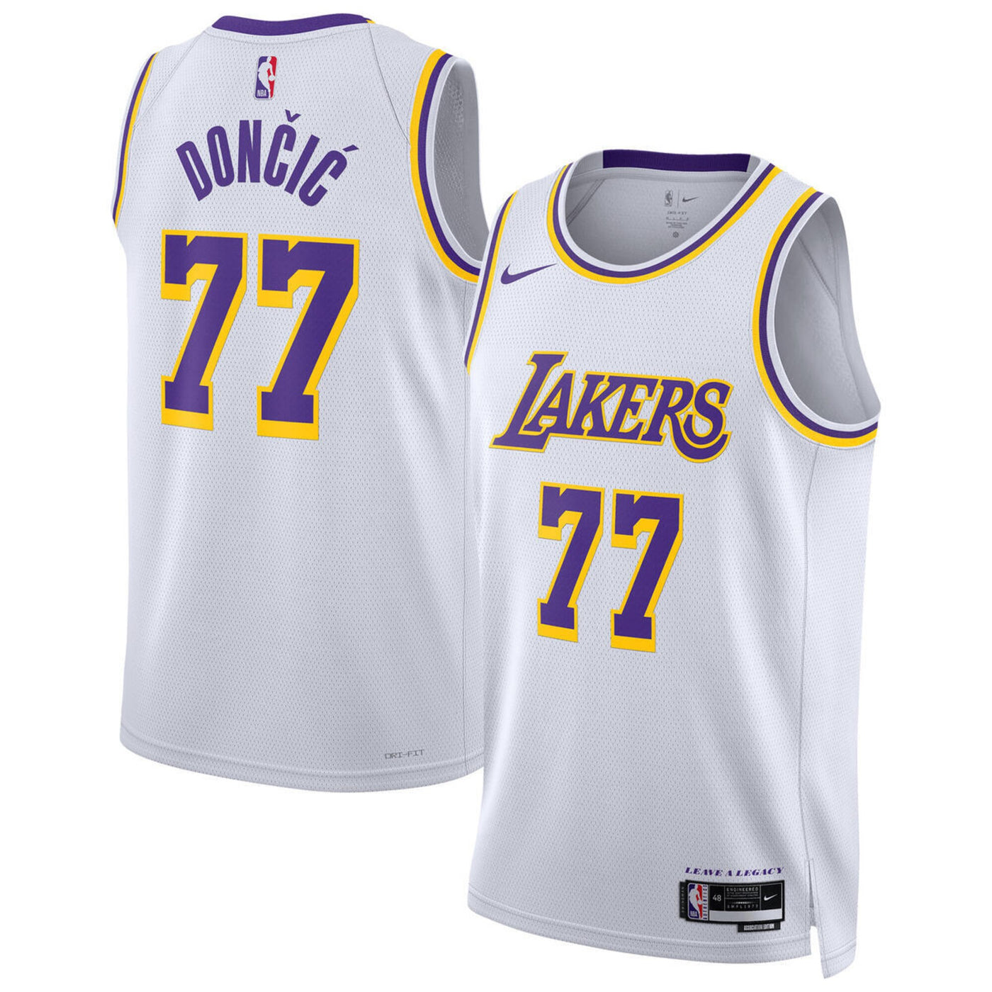 Los Angeles Lakers Nike Association Swingman Jersey - Luka Doncic