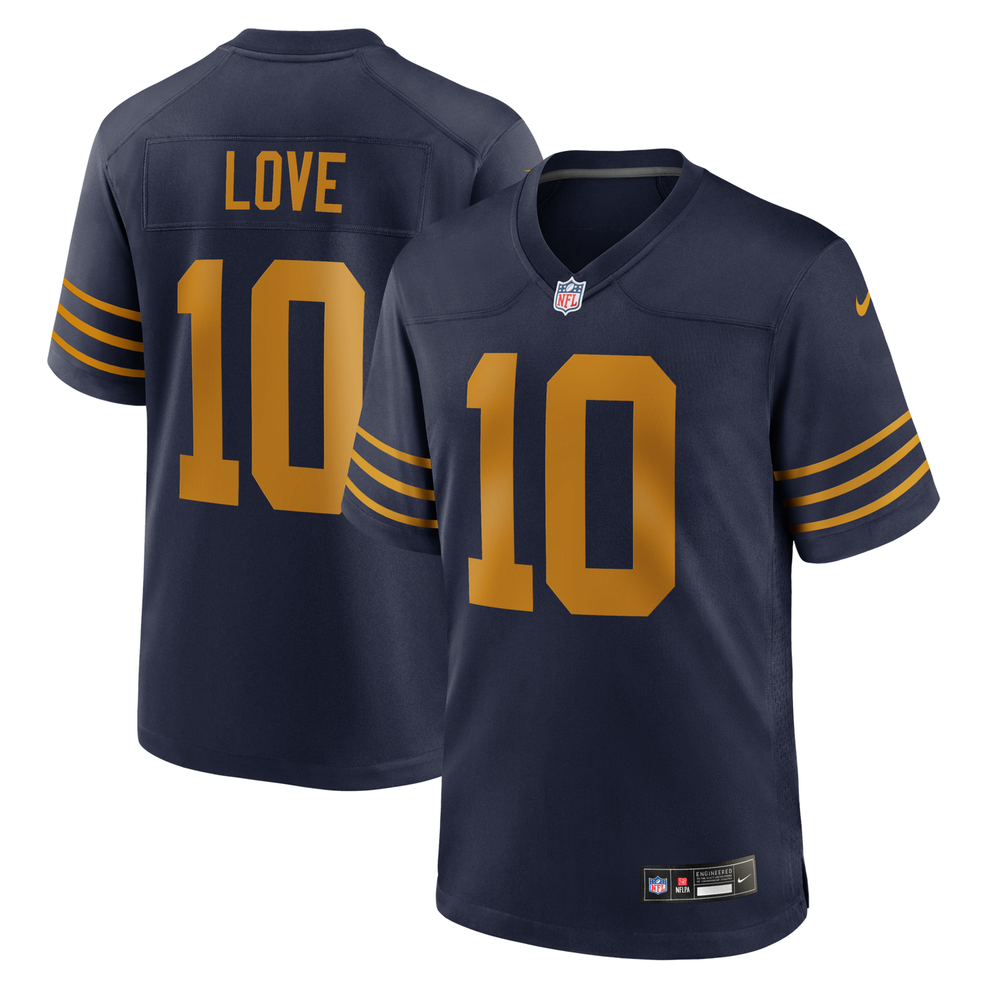 Green Bay Packers Jordan Love Nike Navy The 1923 Classic Game Jersey