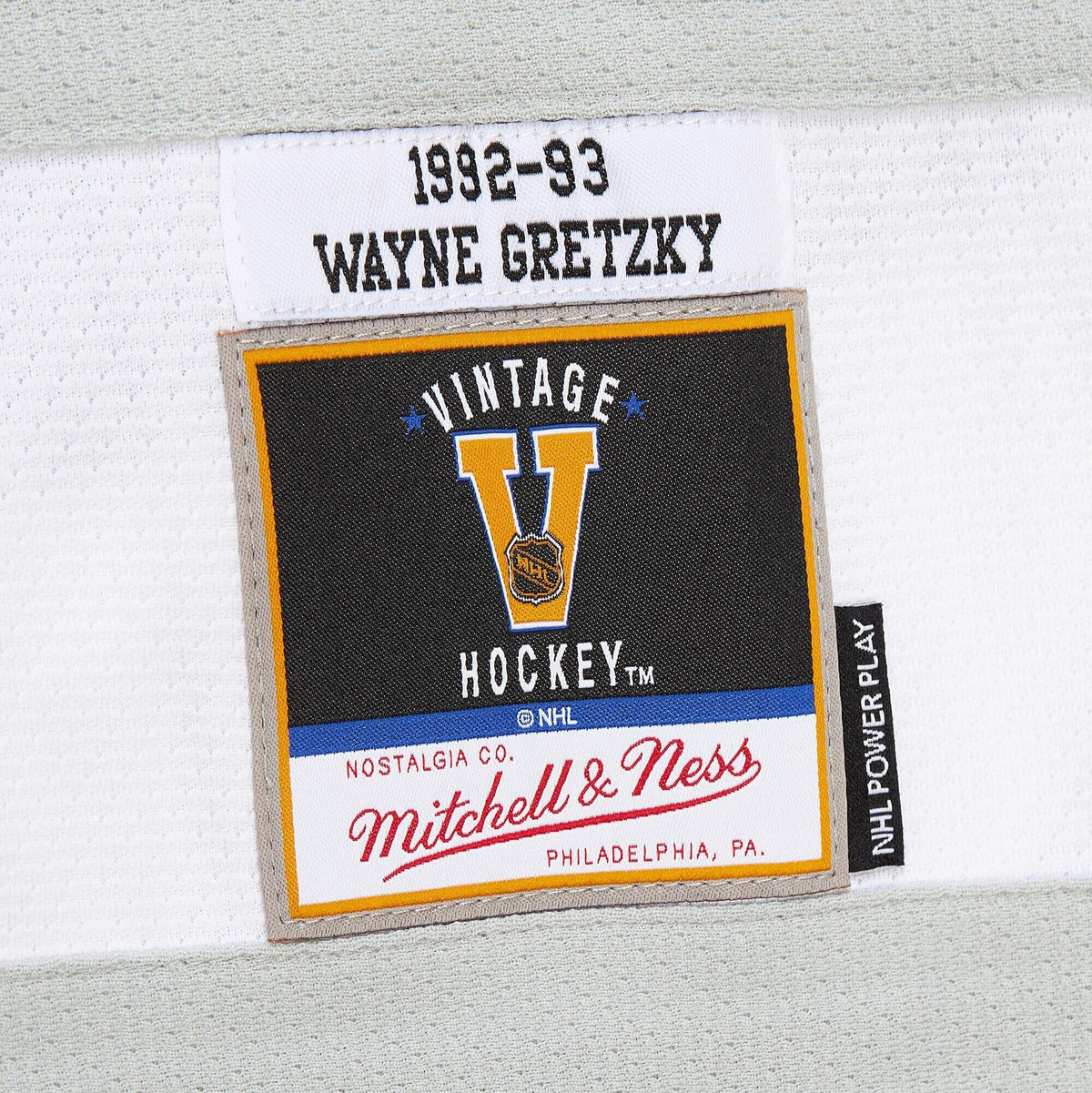 Los Angeles Kings Wayne Gretzky Mitchell & Ness Black Big & Tall 1992/93 Blue Line 2.0 Jersey