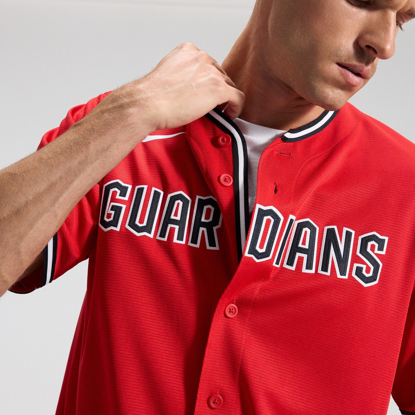 Cleveland Guardians Nike Red Alternate 2 Replica Jersey