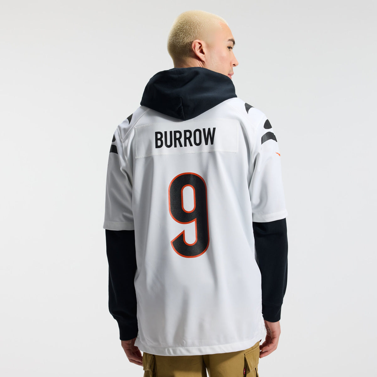 Cincinnati Bengals Joe Burrow White Game Jersey