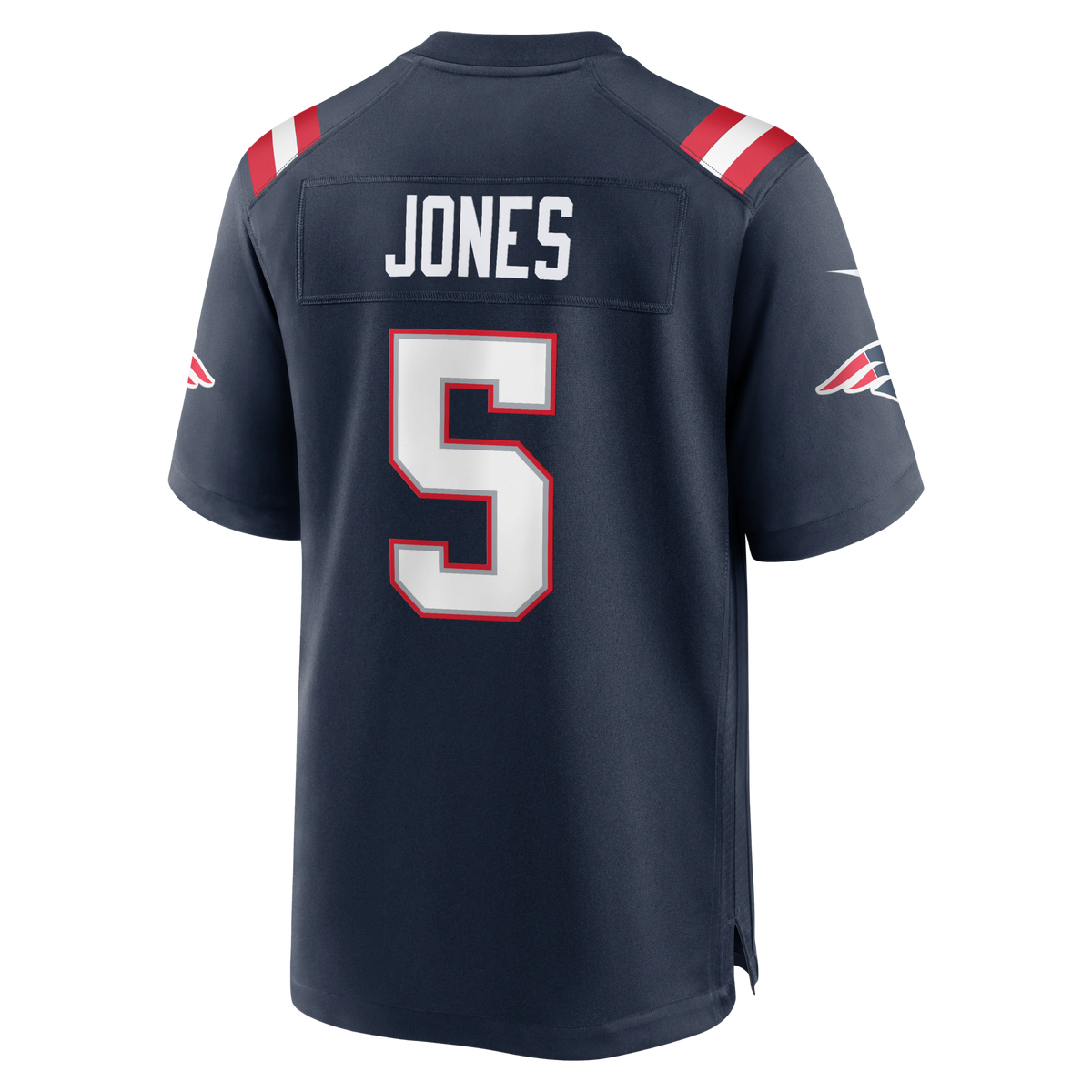 New England Patriots Dre'Mont Jones Navy Team Game Jersey