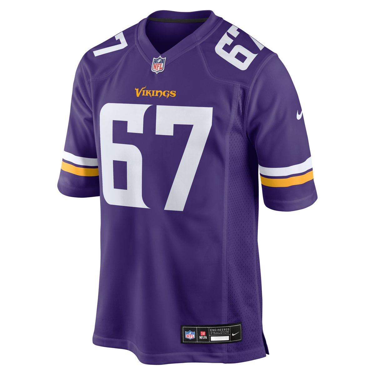 Minnesota Vikings Justin Skule Purple Team Game Jersey
