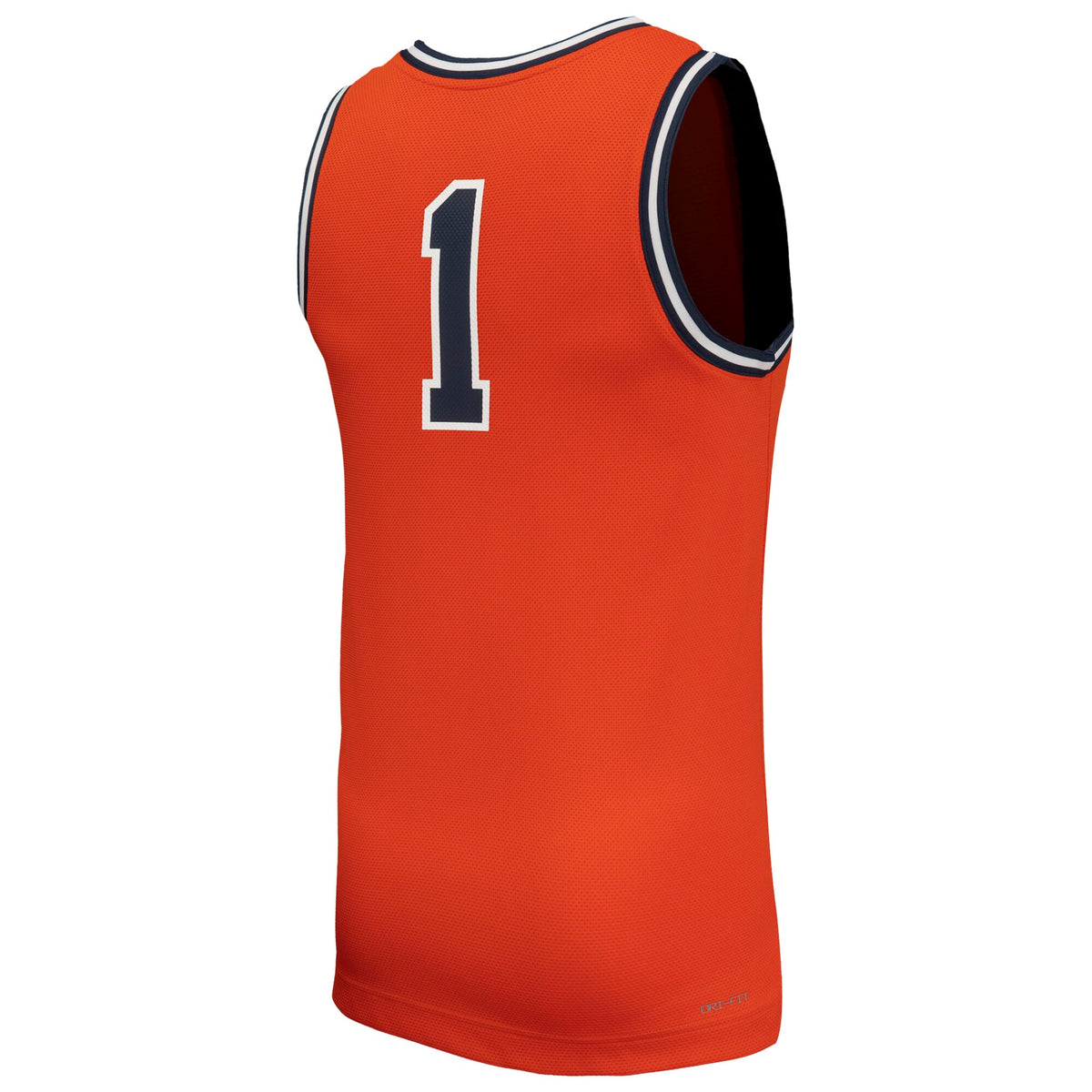 #1 Virginia Cavaliers Throwback Replica Basketball Jersey - Orange