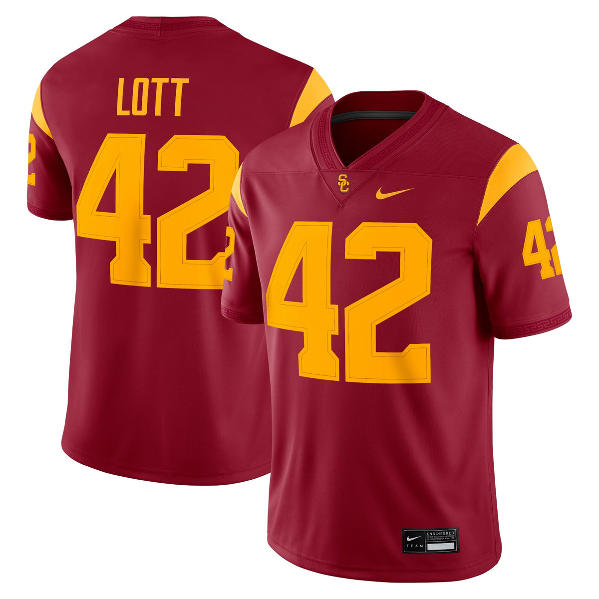 Ronnie Lott USC Trojans Alumni Game Jersey - Cardinal