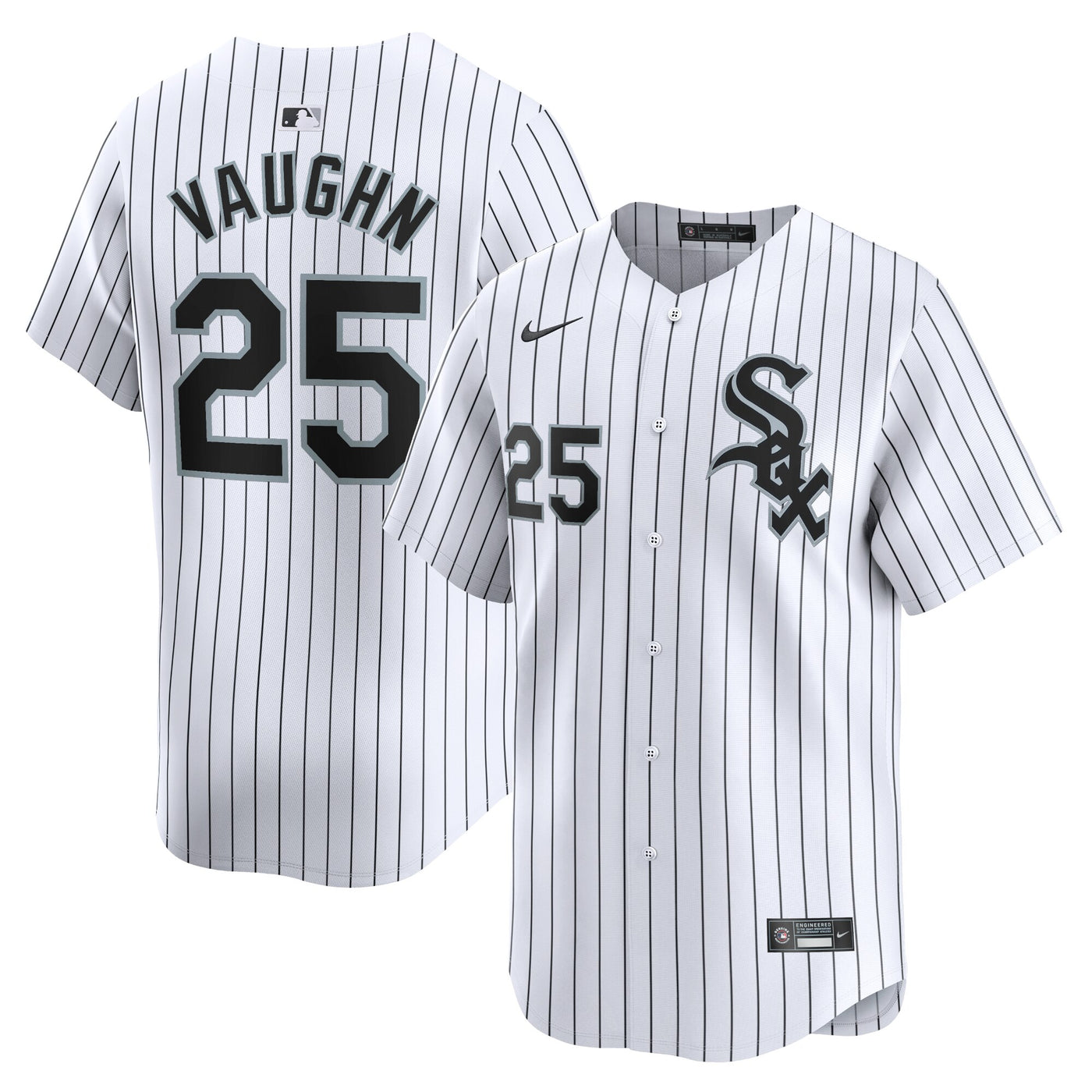 Chicago White Sox Andrew Vaughn Nike White Home Limited Player Jersey