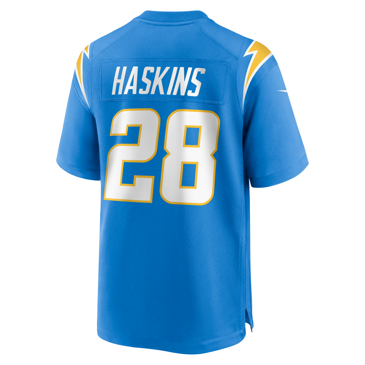 Los Angeles Chargers Hassan Haskins Powder Blue Team Game Jersey