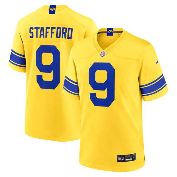Los Angeles Rams Matthew Stafford Nike Classic Sol Game Jersey