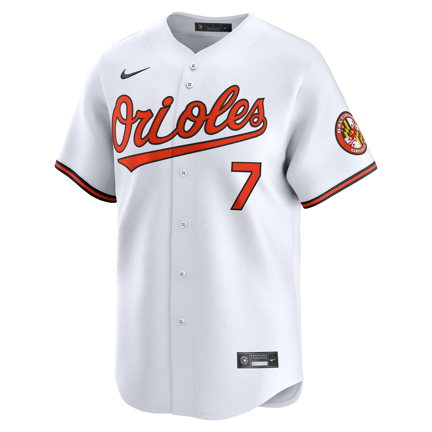 Baltimore Orioles Jackson Holliday Nike White Home Limited Player Jersey